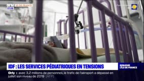 Île-de-France: les services de pédiatrie des hôpitaux sous tension