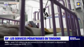 Île-de-France: les services de pédiatrie des hôpitaux sous tension