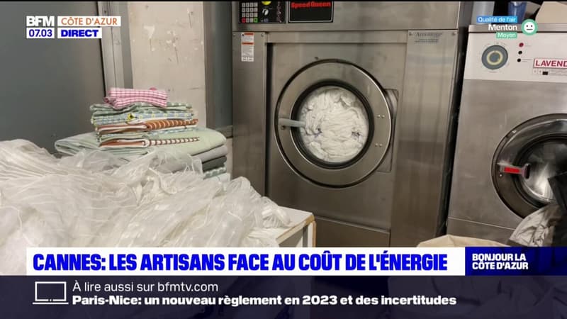 Cannes: les commerçants et artisans face au coût de l'énergie