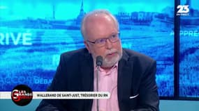 #GrandOral - @wdesaintjust, trésorier du @RNational_off : "@MLP_officiel était la seule candidate à ne pas avoir eu droit à un prêt bancaire en 2017. Monsieur @JLMelenchon a eu le droit à 8 millions d'euros. Est-ce normal ?" #GGRMC