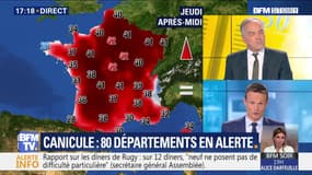 Canicule: 80 départements en vigilance orange