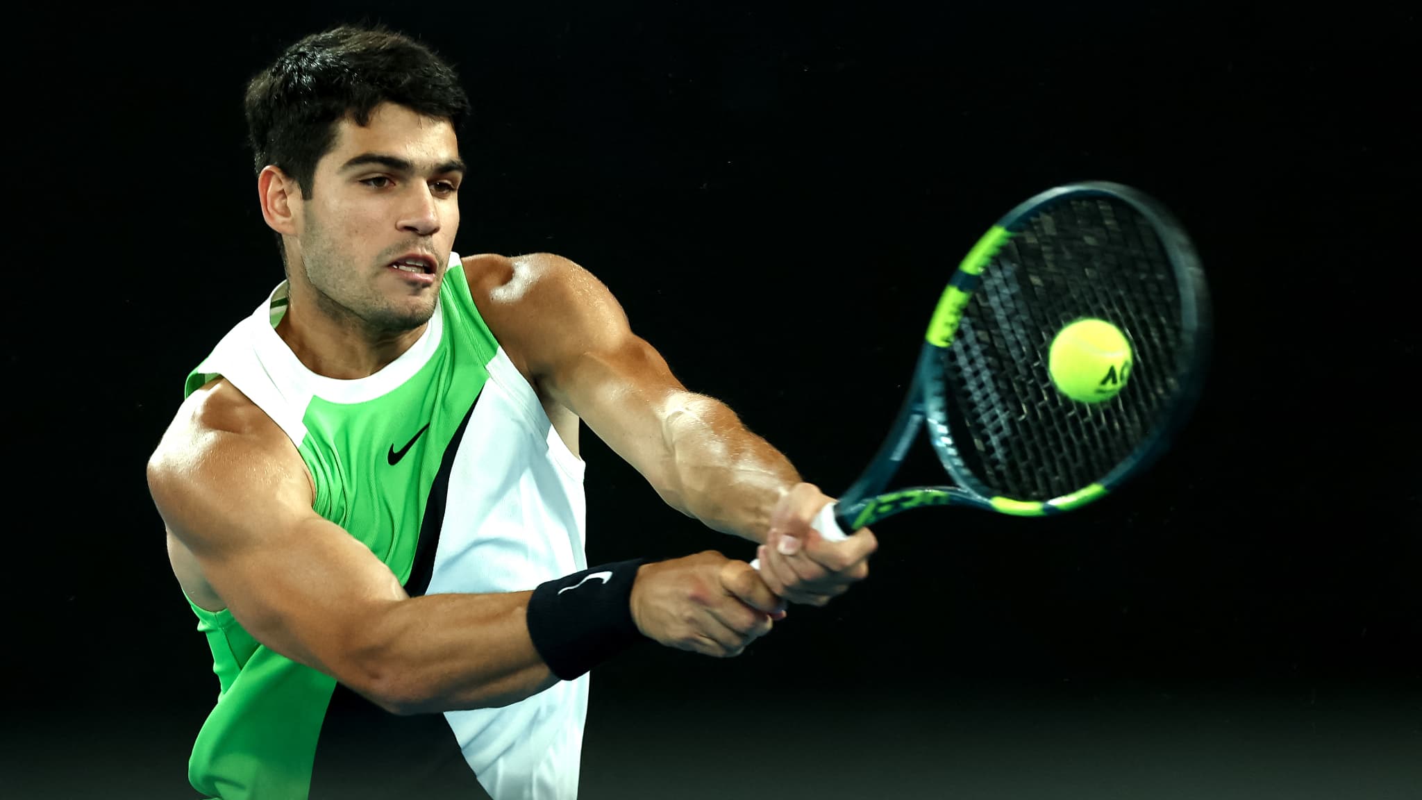 Carlos Alcaraz, le 1er février 2026. 