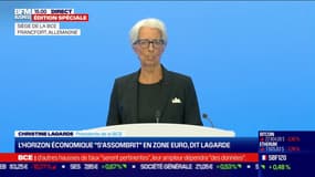 Christine Lagarde : “les risques pour les perspectives de l’inflation restent en hausse"