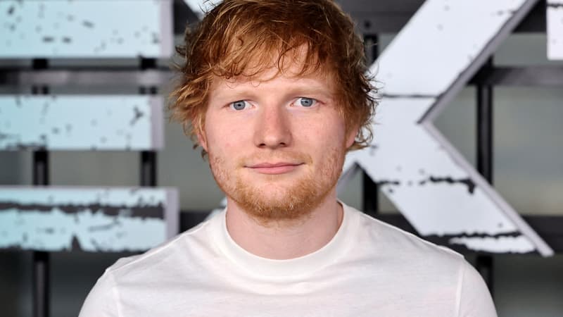 Ed Sheeran à l'avant-première d'"Extraction 2" à New York le 12 juin 2023.