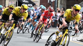 Jonas Vingegaard lors de la 11e étape du Tour d'Espagne, le 3 septembre 2025