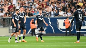 Les joueurs de Bordeaux face à Rodez