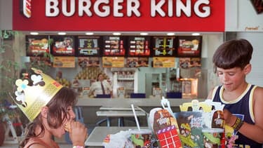 Un restaurant Burger King israélien en 1999, avant que la franchise ne fasse faillite.