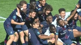 La joie des jeunes du PSG