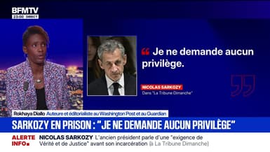 Incarcération de Nicolas Sarkozy: "Le fait qu'un ancien président soit incarcéré, c'est inédit", explique Rokhaya Diallo, éditorialiste au Washington Post et au Guardian