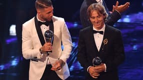 Sergio Ramos et Luka Modric