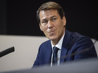 Rudi Garcia, coach de l'OL, en conférence de presse