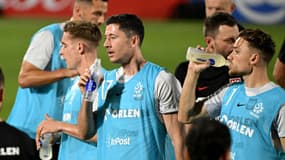 Pologne : Robert Lewandowski et ses partenaires à l'entraînement 
