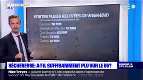 Sécheresse: a-t-il suffisamment plu dans les Alpes-Maritimes?