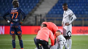 Kylian Mbappé face à Montpellier, le 1er février 2023.