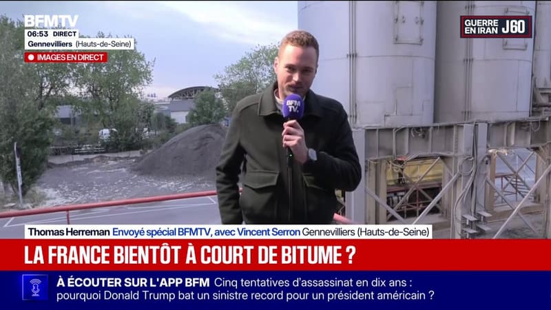 Guerre au Moyen-Orient: la France fait des réserves de bitume