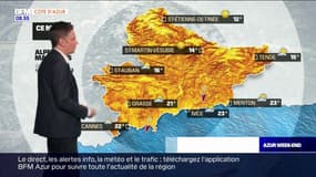 Météo Côte d'Azur: des éclaircies sur le littoral, un temps instable dans les terres