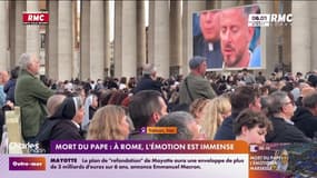 Mort du pape: à Rome, l'émotion des fidèles 