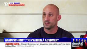 Alain Schmitt: "J'ai demandé à la police si je pouvais porter plainte" contre Margaux Pinot