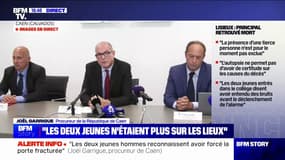 Principal retrouvé mort à Lisieux: les jeunes qui se sont introduits dans le collège disent "avoir entendu des bruits (...) avant le déclenchement de l'alarme"