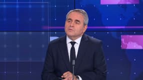 Xavier Bertrand sur le plateau de BFMTV le 19 janvier 2022