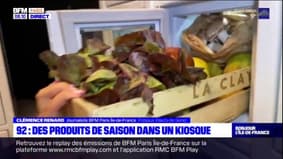Hauts-de-Seine: des produits de saison proposés dans un kiosque
