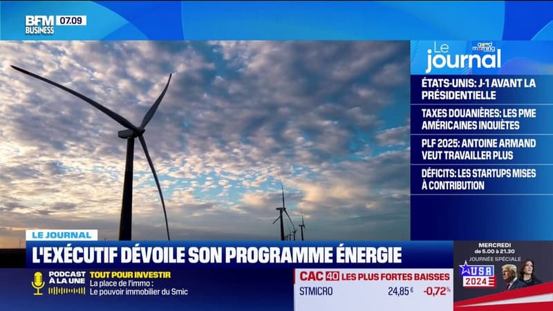 L'éxécutif dévoile son programme énergie