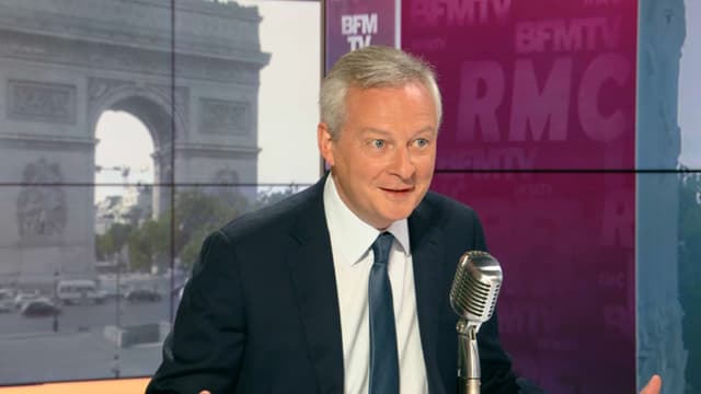 Bruno Le Maire face à Jean-Jacques Bourdin sur RMC et BFM TV.