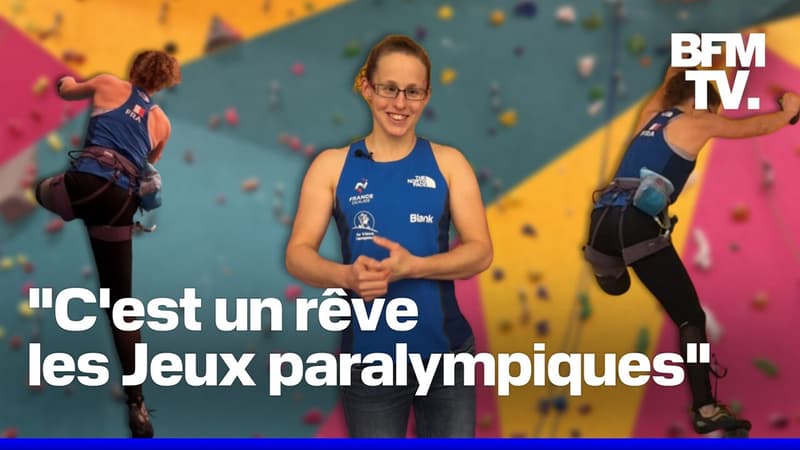 Lucie Jarrige, 5 fois championne du monde de para-escalade, rêve d'une médaille aux Jeux de LA 2028