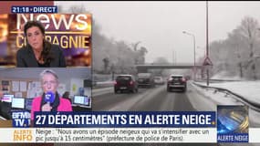 Intempéries: 27 départements sont toujours en vigilance orange neige et verglas (1/2)