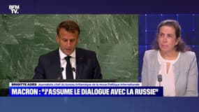 Macron : "J'assume le dialogue avec la Russie" - 20/09