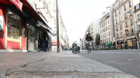 La rue Marx Dormoy dans le 18e arrondissement de Paris.