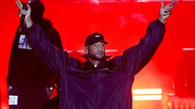 Le rappeur Booba sur scène à La Rochelle en 2022