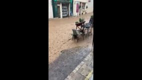 Orages en Côte-d'Or: des torrents de boue dévalent dans les rues de Gevrey-Chambertin