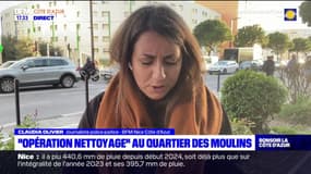 Nice: une "opération nettoyage" au quartier des Moulins
