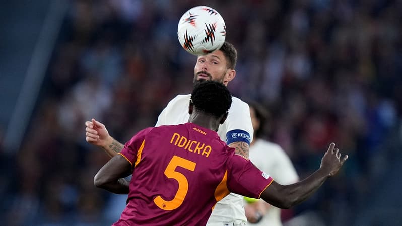 Ligue Europa - AS Roma-Lille - Olivier Giroud, le 2 octobre 2025