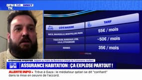 Hausse de l'assurance habitation: "On a des situations où l'assureur refuse d'assurer un immeuble", témoigne l'adjoint au maire de Bordeaux, chargé de l'urbanisme résilient