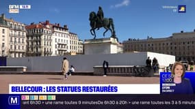 Lyon: les statues de la place Bellecour vont être restaurées 