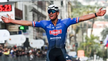Mathieu Van der Poel, vainqueur de Milan-San Remo 2023