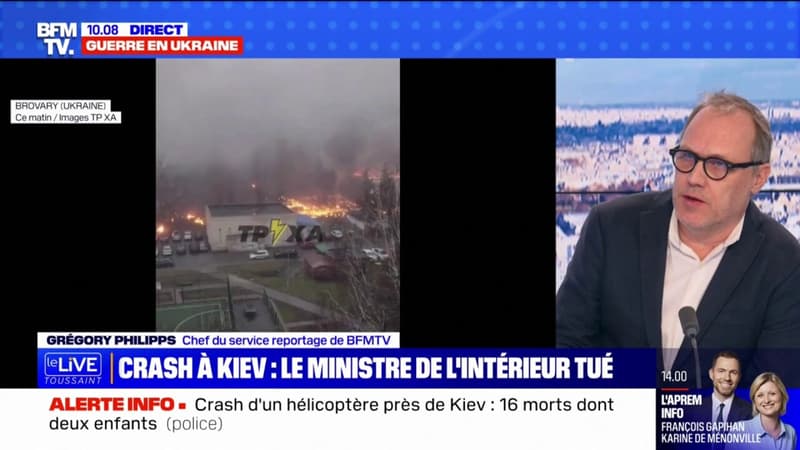 Crash d'un hélicoptère près de Kiev: le bilan monte à 18 morts, les causes du drame pas encore connues