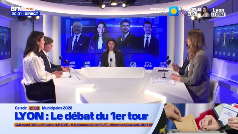 Débat des Municipales : Revivez le Before de BFM Lyon