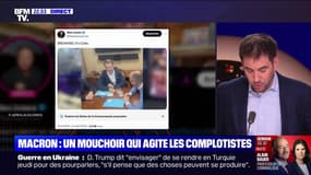 L'ŒIL DE RAPHAËL - Macron: un mouchoir qui agite les complotistes