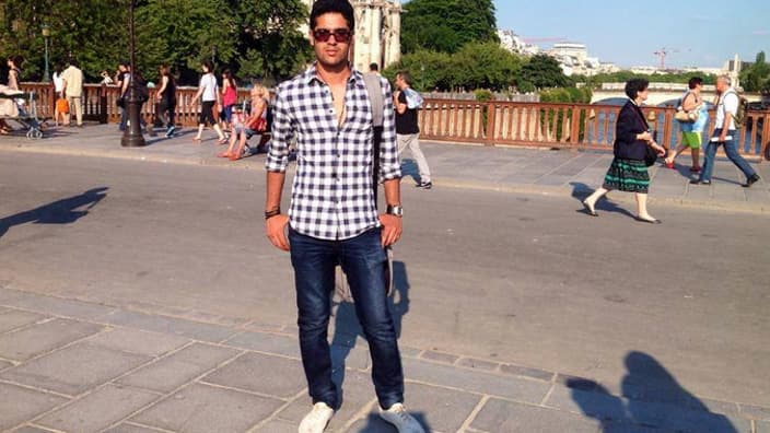 Cette photo postée sur Facebook le 24 juin sur son profil montre Afif Chebil devant Notre-Dame-de-Paris. Elle a été reprise sur une page créée en son hommage.