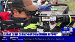 Le Monêtier-les-Bains: le pas de tir de biathlon est prêt