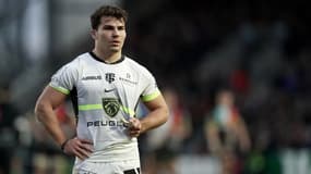 Antoine Dupont en Champions Cup avec le Stade Toulousain, le 17 décembre 2023