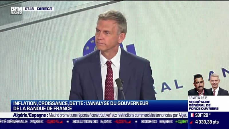 François Villeroy de Galhau (Banque de France): La BCE entérine la fin de l'argent facile - 10/06