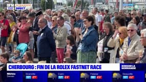 Cherbourg: fin de la Rolex Fastnet Race
