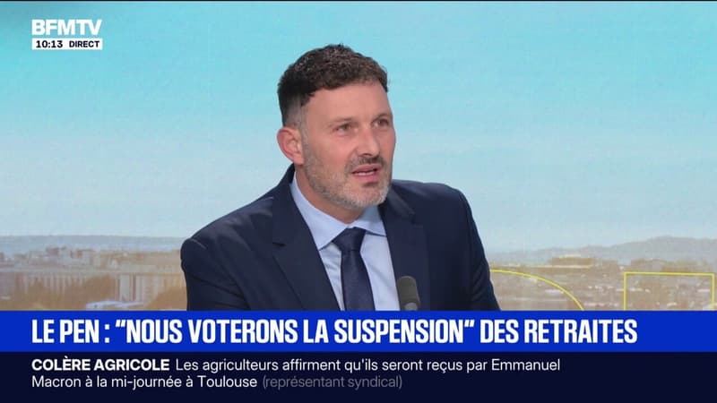 Suspension de la réforme des retraites: "Économiquement, ça sera intenable", estime Xavier Iacovelli, vice-président du Sénat