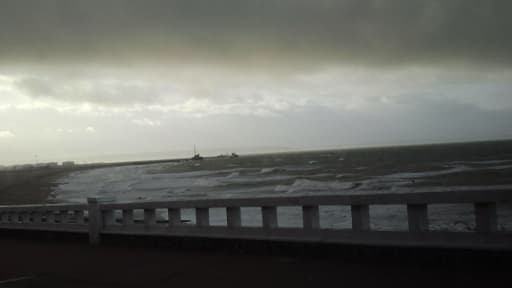 La Bretagne, puis la Normandie et le Nord-Pas-de-Calais ont été frappés par la tempête Christian. Ici, le Havre.