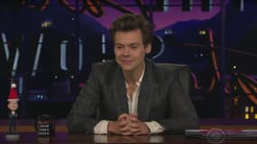Harry Styles à la présentation du Late Late Show sur CBS