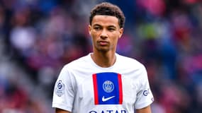 Hugo Ekitike avec le PSG en 2022.